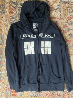 BBC Doctor Who TARDIS Zip Hoodie